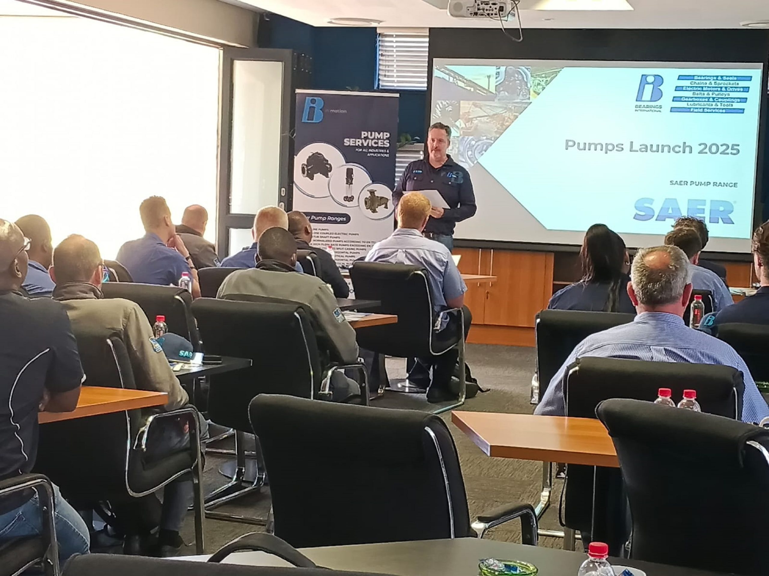 Bi (Bearings International) proudly enters South Africa’s pump market in partnership with leading Italian manufacturer – SAER