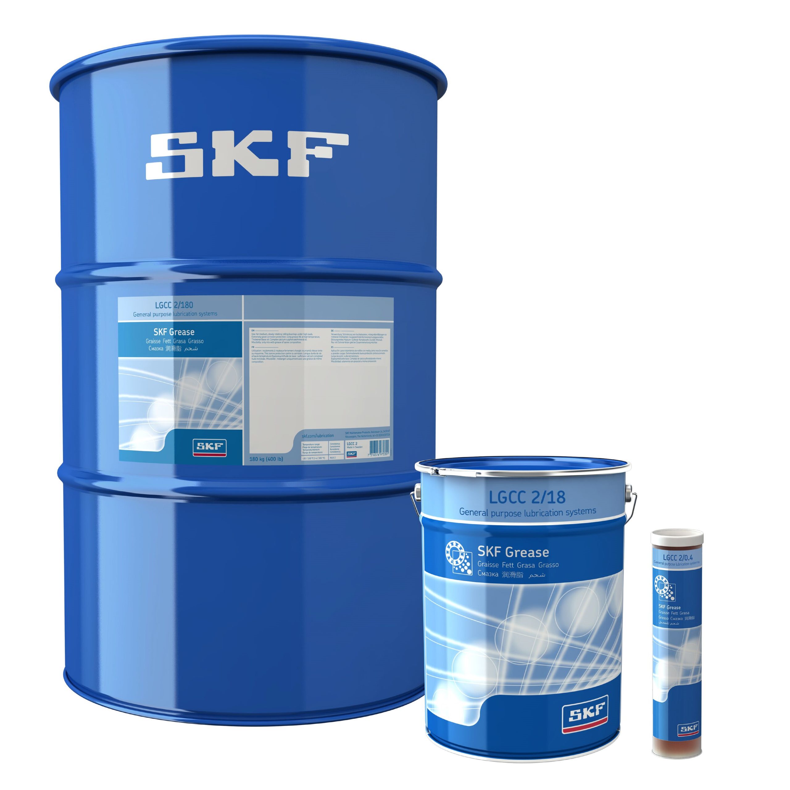 Engineered for extreme conditions, SKF’s general-purpose LGCC 2 lubrication systems grease